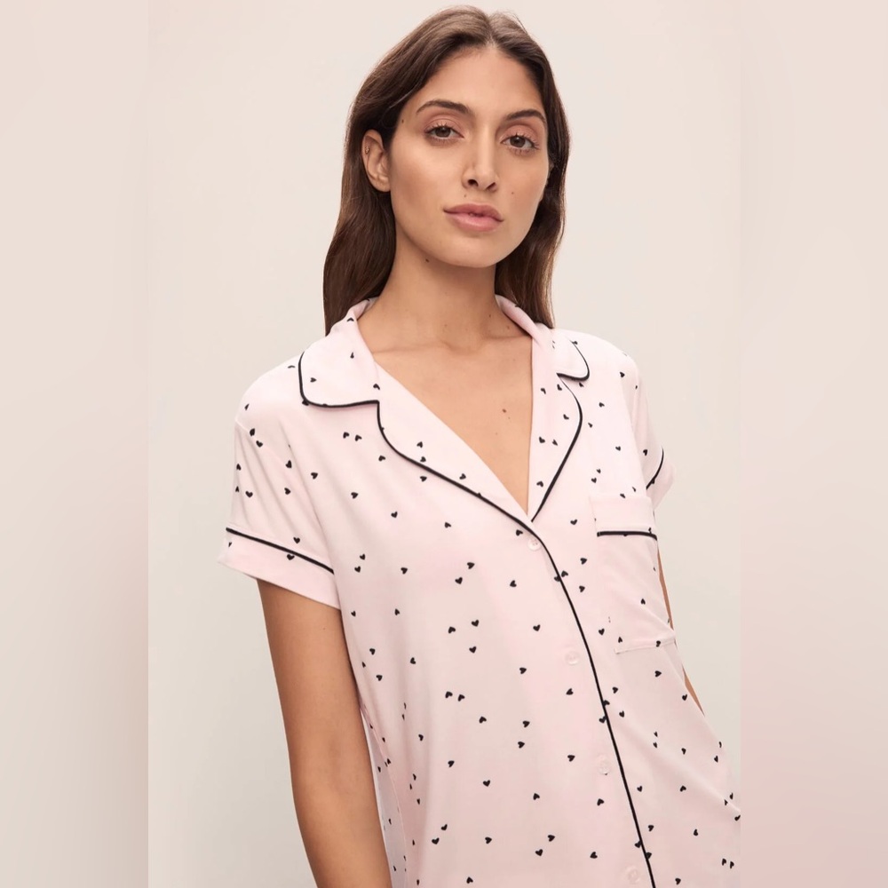 Brand New Eberjey Sleep Chic Short Jersey Pajama Set